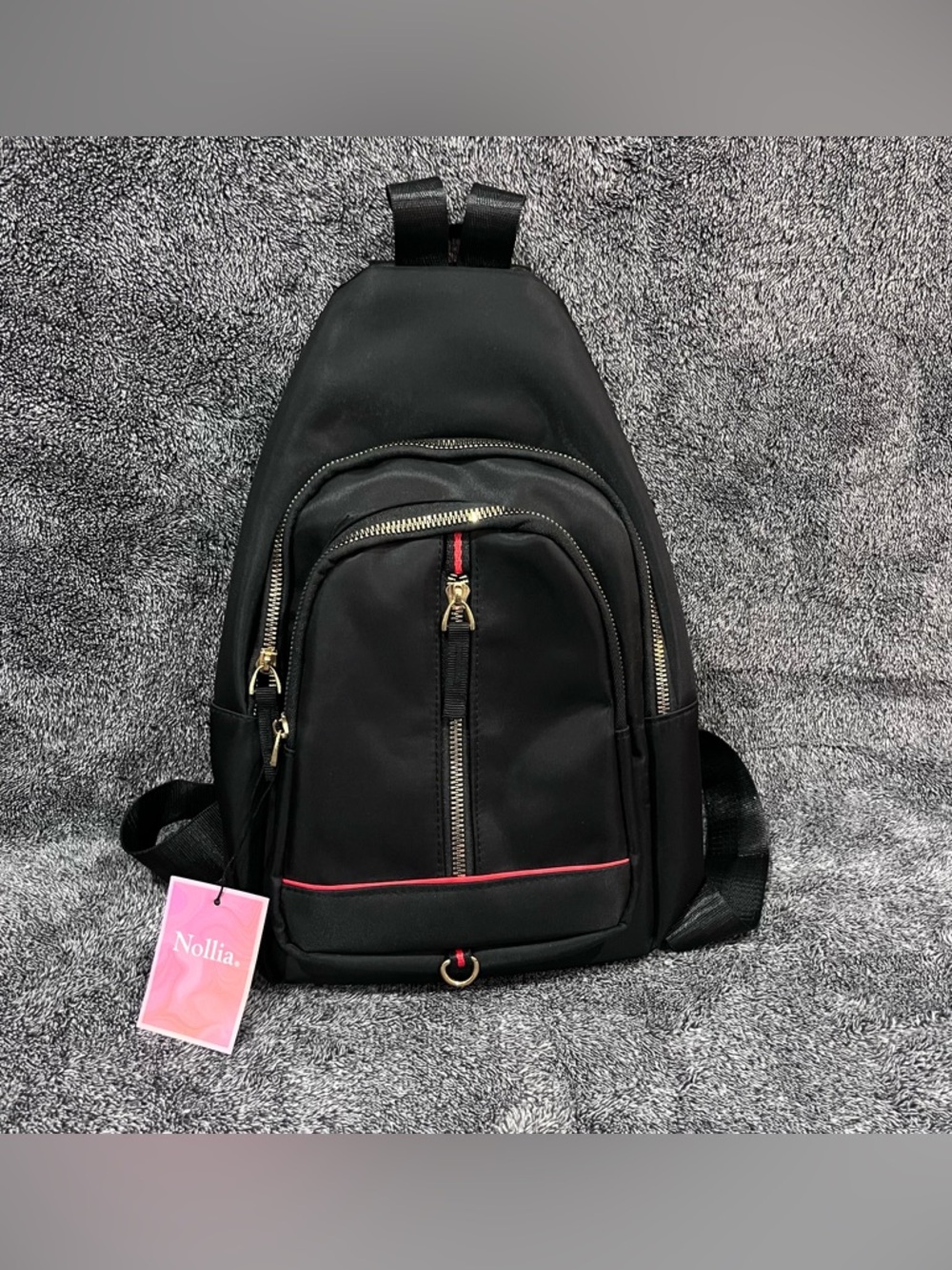 Nollia Mini nylon black Backpack